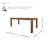 Orla Dining Table Set With Fabric Upholstered Dining Chairs