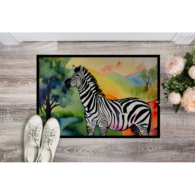 Lohla Non-Slip Doormat, L 18 po x L 27 po