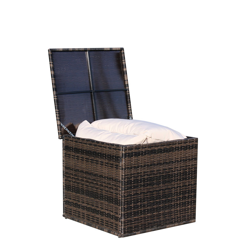 All-Weather Brown Outdoor Storage Box - Suitable For Various Settings Meets Your Needs
