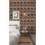 Boho Floral Stripe Wallpaer Peel and Stick Removable Wall Paper