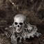Ensemble de 28 pièces sac de décoration squelette os tête de mort Halloween