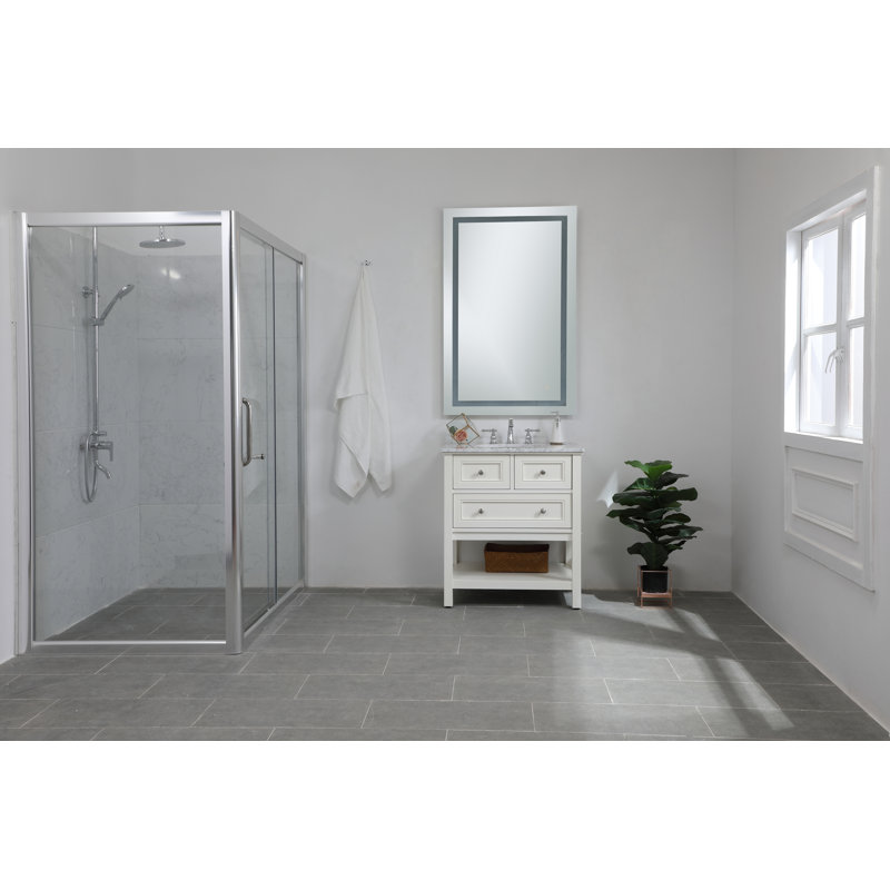 Miroir de salle de bain Scoles, 48 po x 30 po