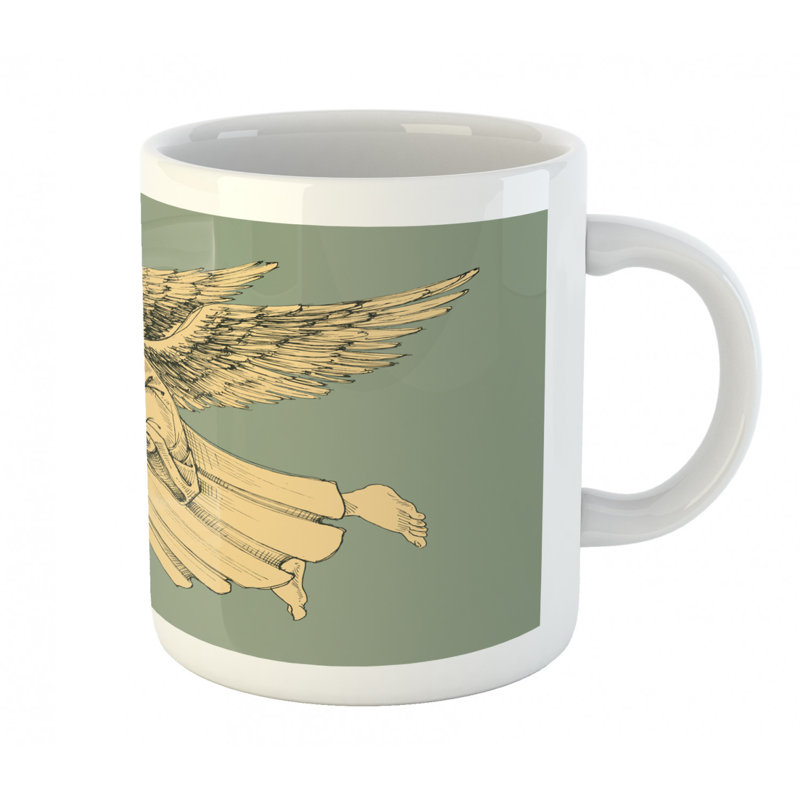 Grande tasse à café ange