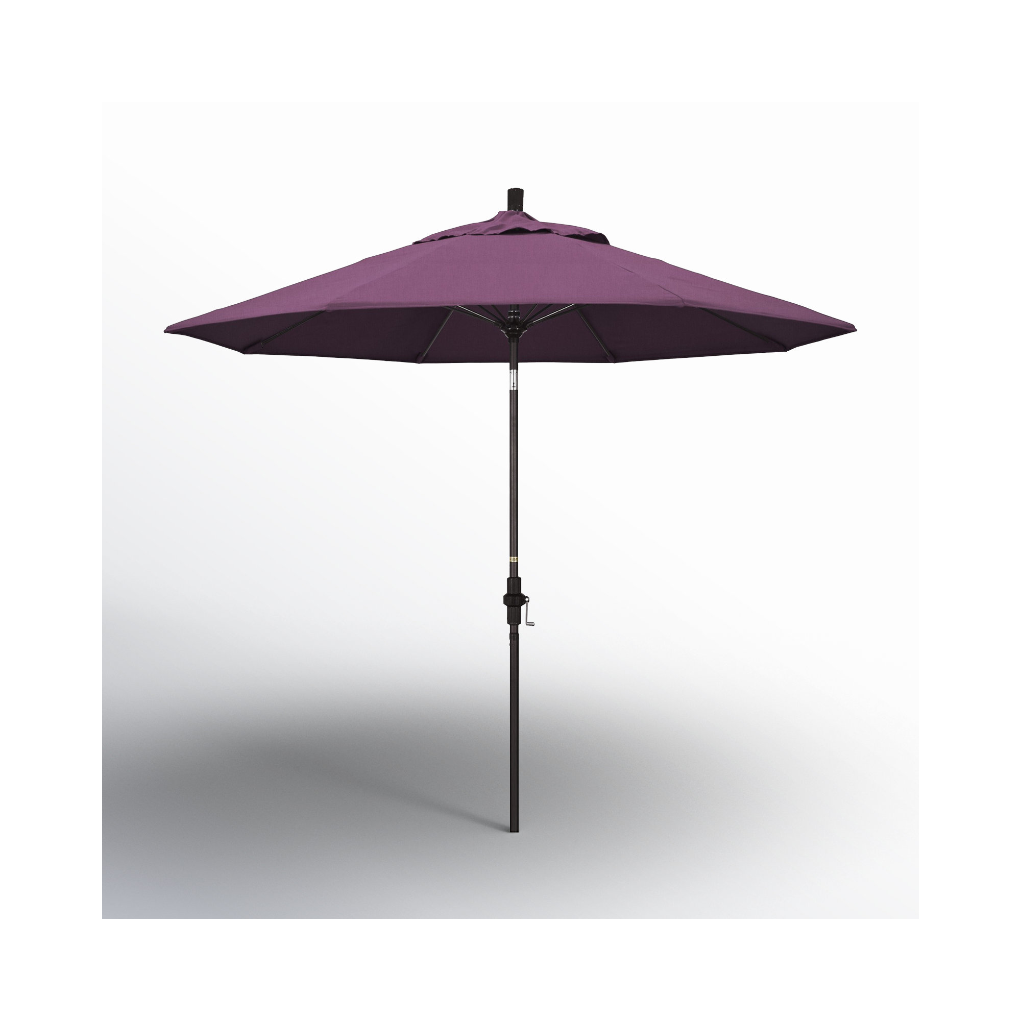 Roverta 9' Market Sunbrella® Umbrella, Canvas Iris Sunbrella® Canvas, Black