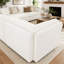 Causeuse de rangement en chenille 2 places pour salon