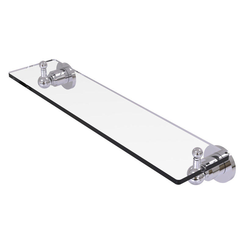 Étagère murale lera, l 22 po x H 3 po, Chrome poli