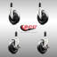 Ensemble de roulettes extensibles en caoutchouc 316S