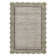 Scalloped Machine Washable Rug Non-Slip Bordered Floor Mats Non-Shedding Soft Low Pile Modern Accent Rugs for Living Room Bedroom Office
