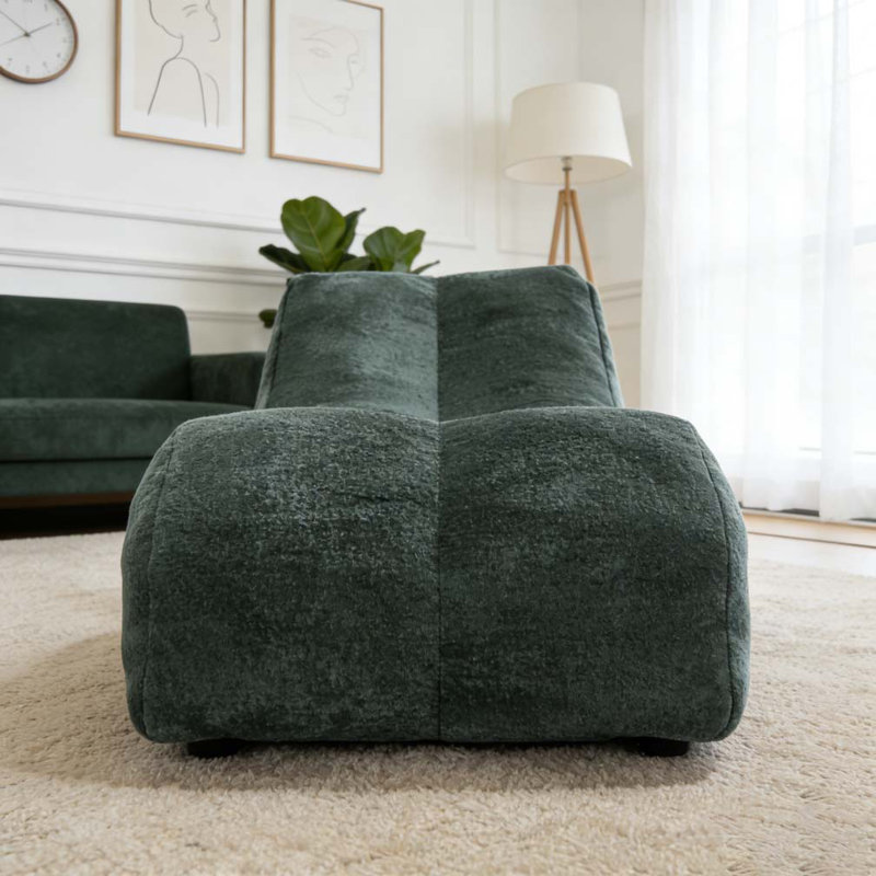 Fauteuil à billes doux avec noyau en mousse haute résilience pour deux personnes., Bleu clair
