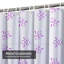Rideau de douche transparent transparent, rideaux de douche pour la salle de bain avec 12 crochets-130016320