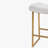 24" Modern Backless Saddle Counter Height Bar Stools With Metal Frame for Kitchen Island-629761593
