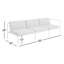Dog Days Outdoor 3 - Seat Patio Sofa-96832053-96832054