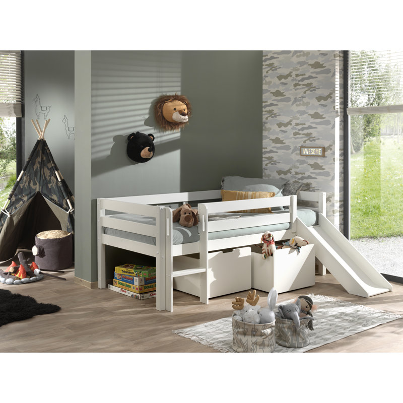 European Single (90 x 200cm) Drawer Bed, White