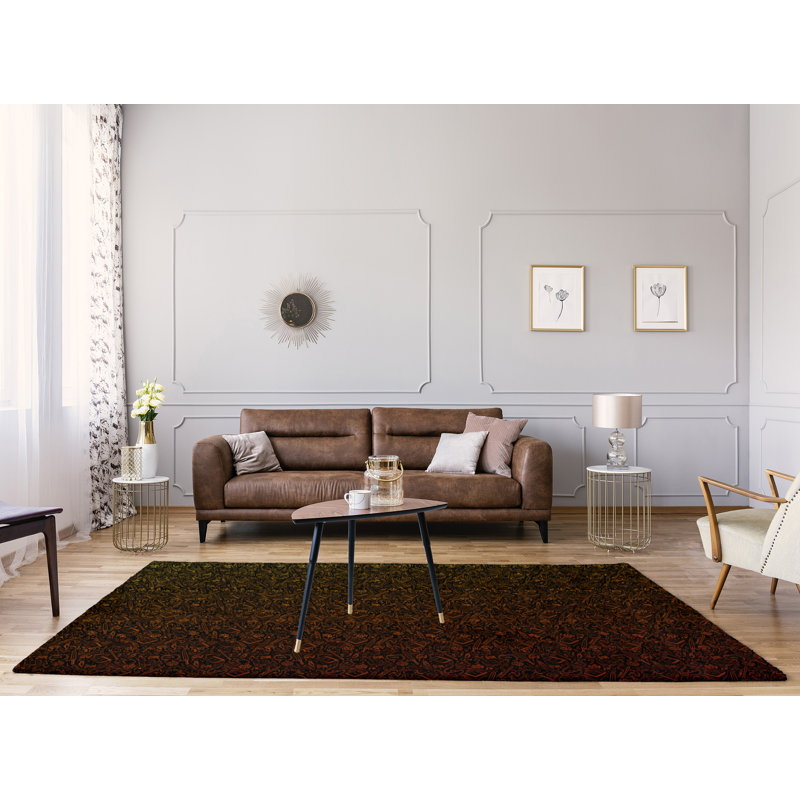 Tapis de la zone brune lines, Rectangle 9 pi x 12 pi