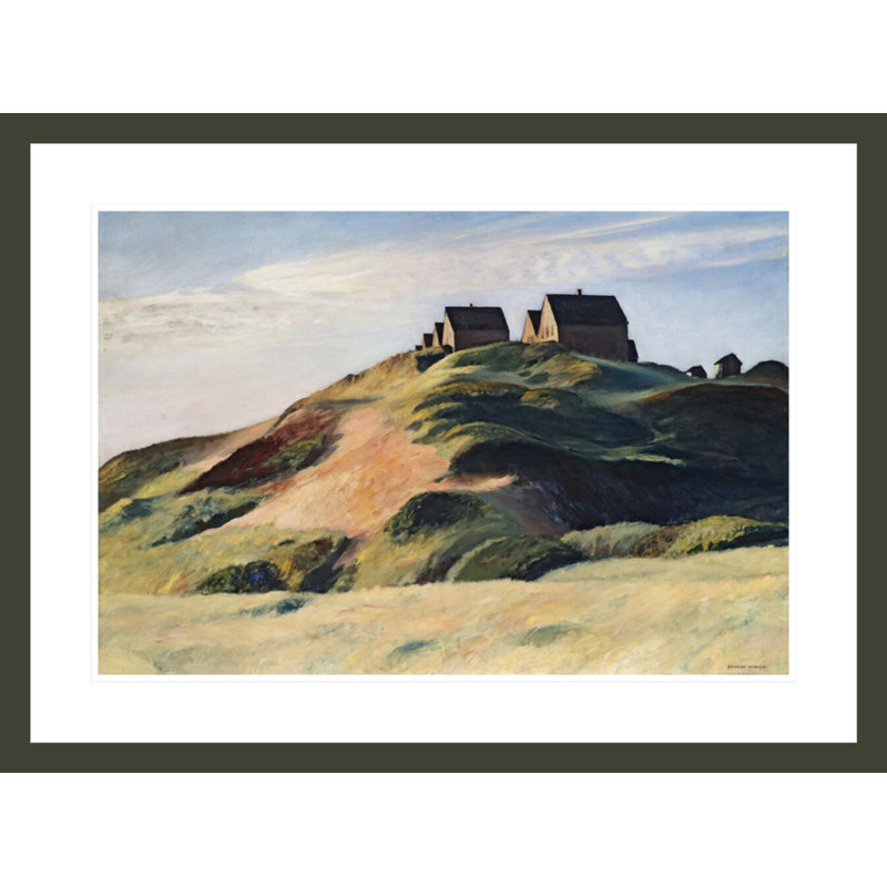Corn Hill (Truro Cape Cod) par Edward Hopper, impression giclée sur cadre, H 21,94 po x l 29,5 po