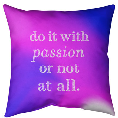 Coussin de sol inspiration passion