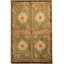 Hand-Knotted High-Quality Green Area Rug