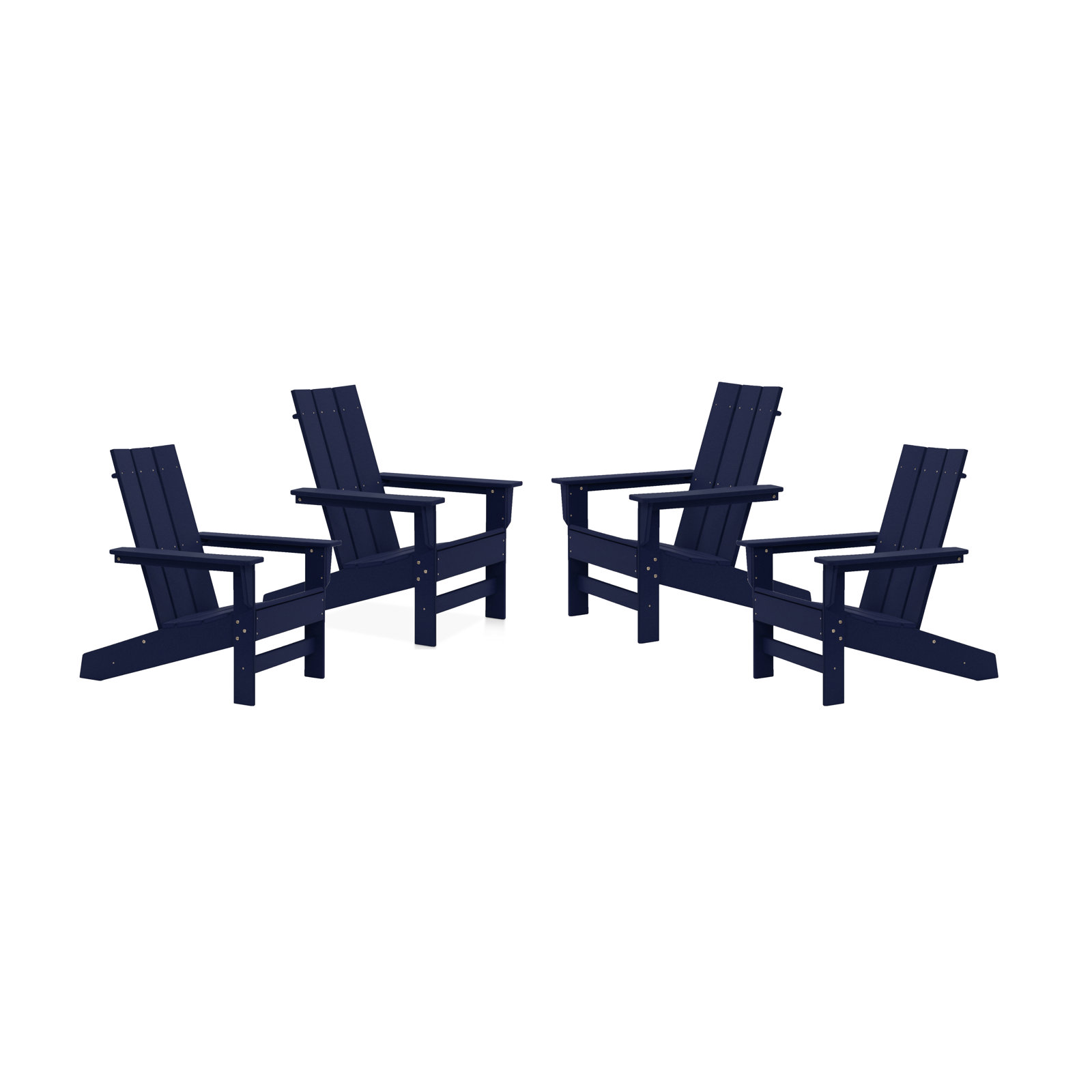 Ratcliff Outdoor Adirondack Set, Navy