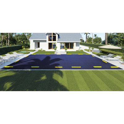 Royal Shade 140 GSM Premium Rectangle Blue Winter Swimming Pool Cover Tarp