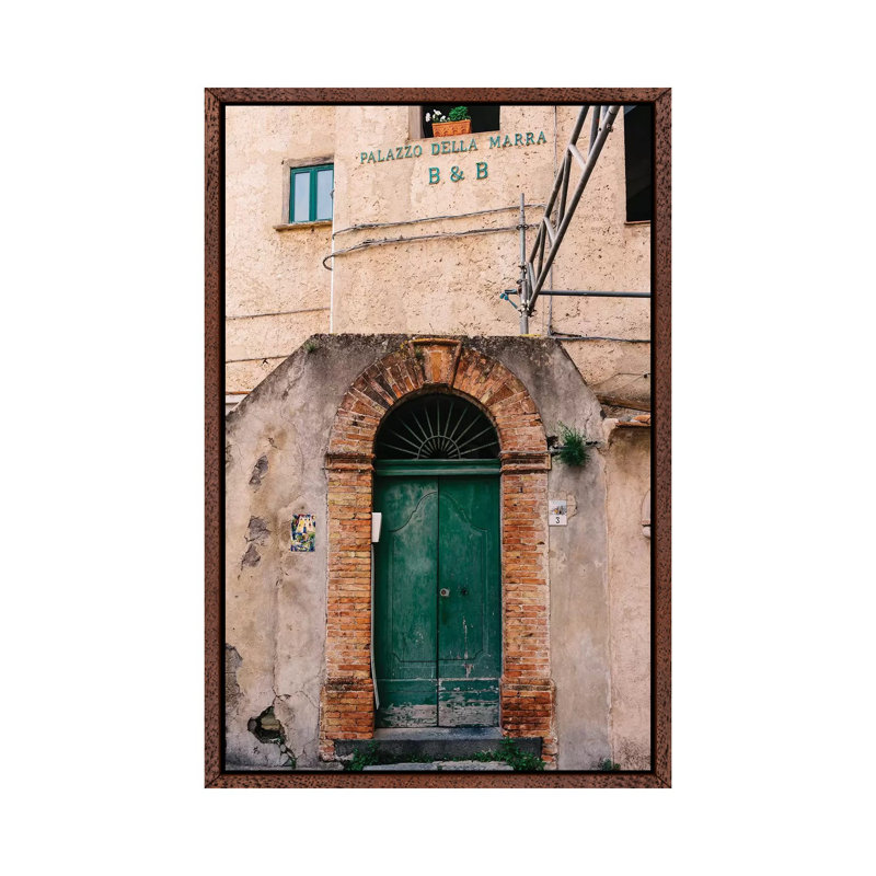 Ravello Italy III by Bethany Young - Print on Canvas, 152.4cm H x 101.6cm W x 3.81cm D, Classic Brown Wood Framed