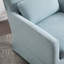 Fauteuil pivotant rembourré à 360 ° de 28,7 po de largeur avec coussin lombaire 28 po-1376578370