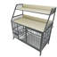 Cage pour animaux avec cadre en fer, pratique et noir, 23,28 po L, l 34,91, l 48,57 H, pratique