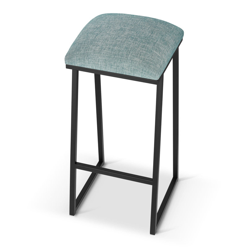 Maeleah Upholstered Counter Stool with Metal Frame