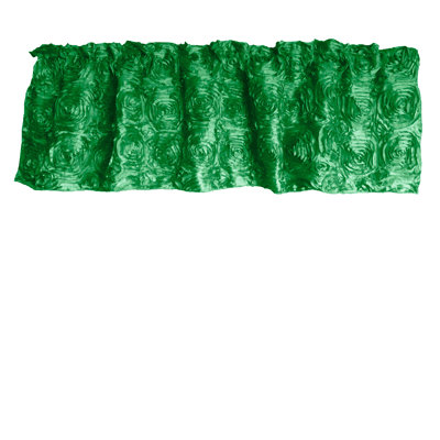 Cantonnière florale sur mesure l 54 po