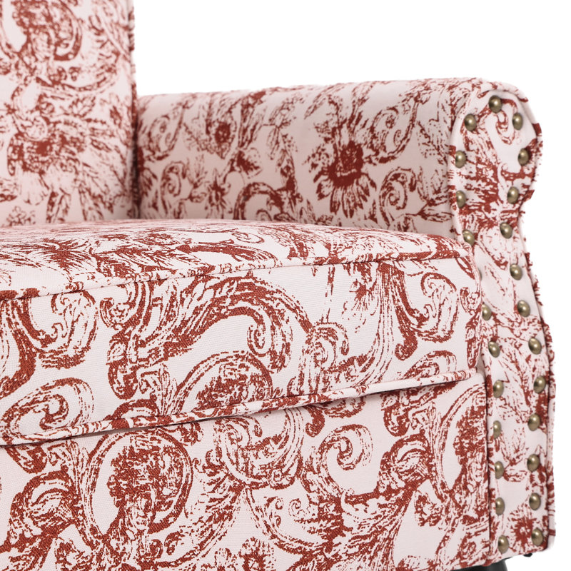 Fauteuil Iliana, Orange rococo