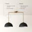 Ensemble de 2 luminaires suspendus tambour pour îlot de cuisine 2 lumières-95452278