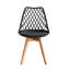 Dining Chairs - Nordic Style Dining Chair - Mesh Backrest - Solid Wood Legs-1966064153-1956994510