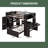 Full Size Loft Bed With Twin Stand-Alone Bed, Desk, Shelves And Wardrobe, Espresso-1679629626