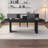 Black Free Form Solid Wood desk-2088366680