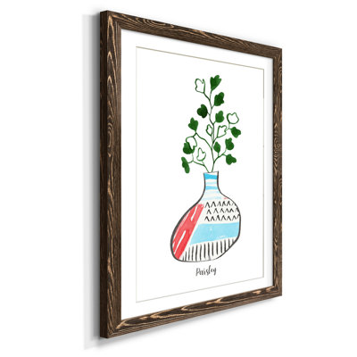 Herbe de jardin sauge - cadre photo, reproduction d'art sur papier