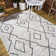 Mudge Tribal Diamond Trellis Ivory/Black Indoor/Outdoor Rug