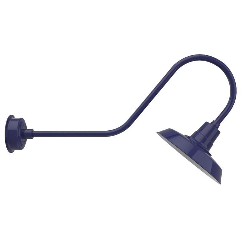 Haleigh LED Wall Light, 12" H x 14" W x 36" D, Cobalt Blue