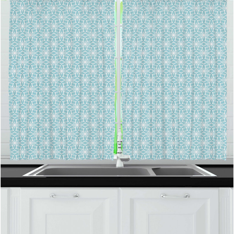 Ruffled Kitchen Curtain
