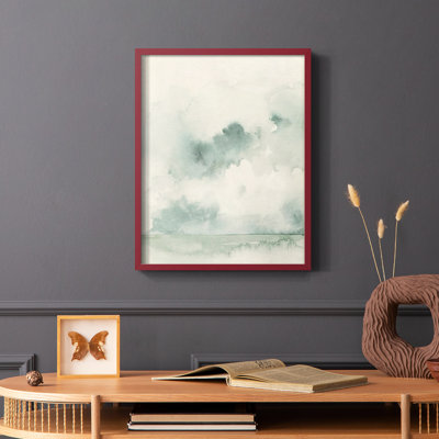«Ocean Impression I», reproduction encadrée - bois massif