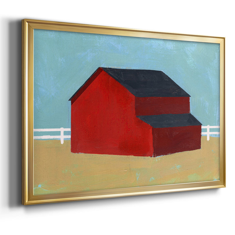 Big Red One II, reproduction d'art sur toile, Or, H 26 po x l 38 po x P 1,5 po