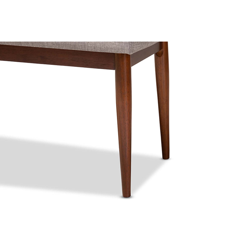 Banc rembourré Engelgard, gris