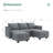 Manusite Modular Reversible Sectional Sofa Upholstered Sofa Couch with Chaise-1011511345