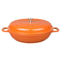 Alpine Cuisine Dutch Oven Belly Shape 6.5Qt - Stainless Steel Dutch Oven Pot  with Lid, Stove