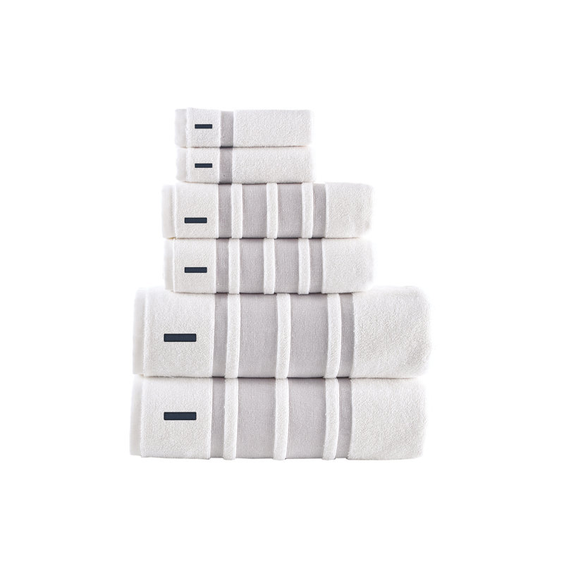 Clarion 6 pcs Towel Set, I, Taupe