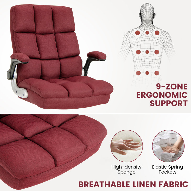 Melahni Linen Executive Chair