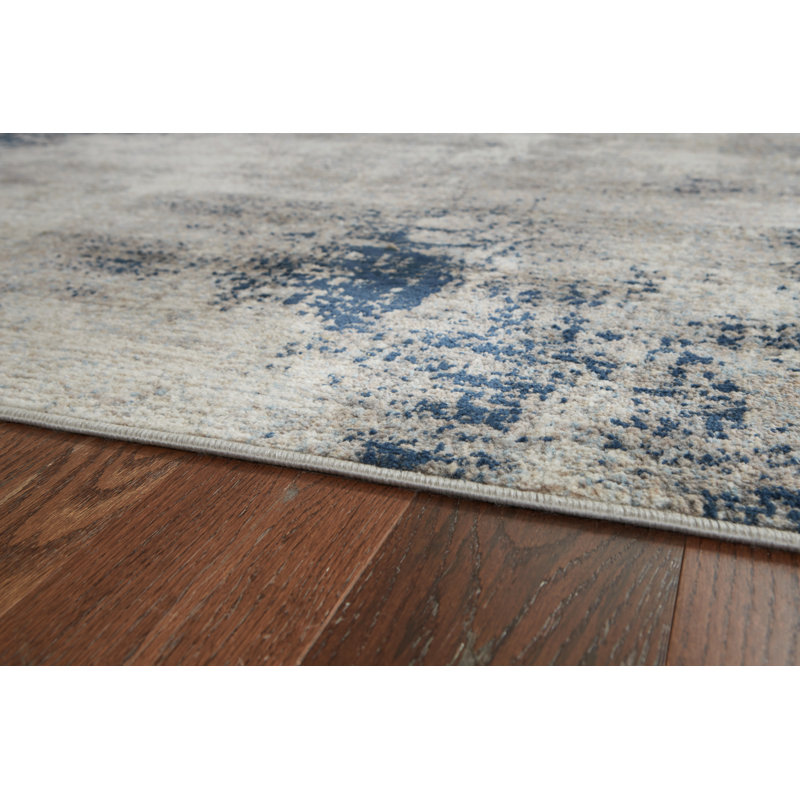 Abstract Indoor Rug, Rectangle 7'10" x 10'3"