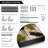 Extra Large Wall Art Fabric Print - Abstract Modern Artwork Artwork Decor for Living Room or Bedroom - "Frame Assembly Required (Unfinished Frame)"-118888891