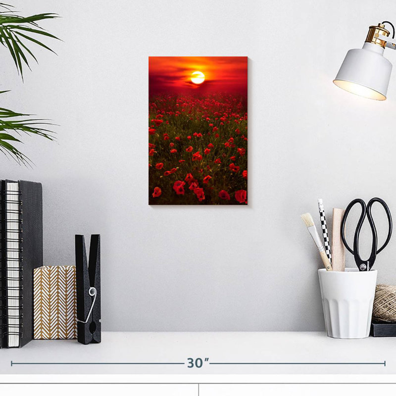 Harnek Warm Sunset Meadow, 12" H x 8" W