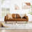 72.8 " Faux Leather Sofa-1898649369