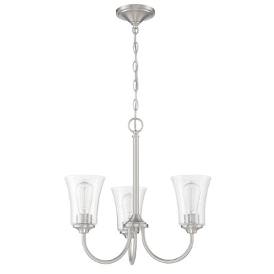 Lustre traditionnelle à 3 lumières statement Whittington