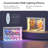 Tabletop Display Cabinet With Music-Sync Lighting Modes-123279189